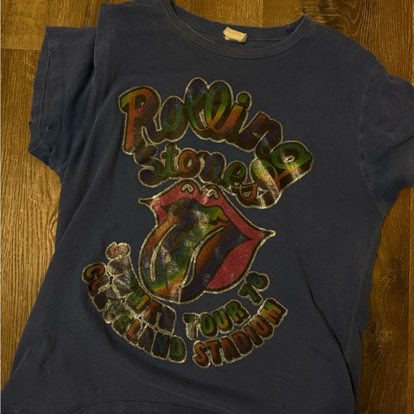 Madeworn Rolling Stones Rainbow Tee Size S ✨ - Picture 3 of 5